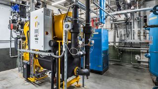 Eine optimierte und kombinierte Druckluft, Wärme- und Kältebereitstellung spart am Wago-Standort Sondershausen eine Million Kilowattstunden an Energie ein. (Wago)