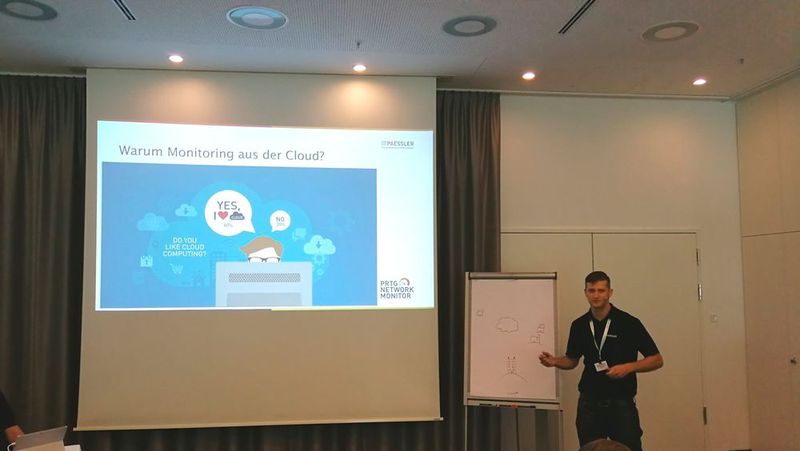 Warum Monitoring aus der Cloud? Jochen Greger von der Paessler AG liefert die Antwort in seinem Vortrag auf der #concloud in Bonn.  (Bild: Vogel IT-Akademie)