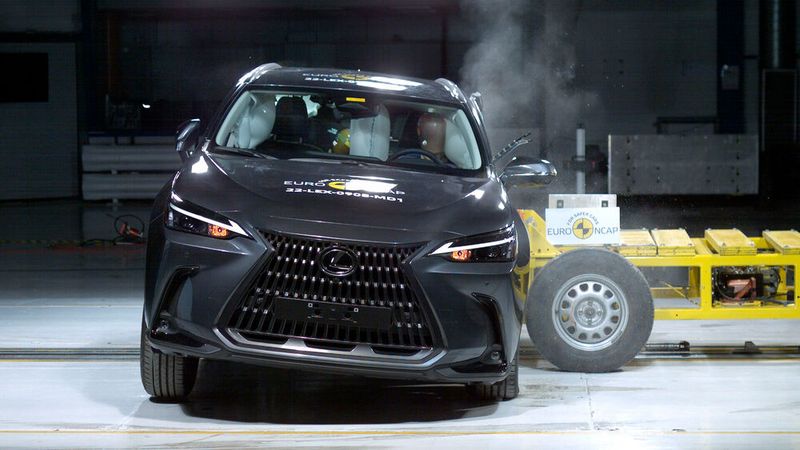 Das SUV-Modell Lexus NX hat gute Noten für die Anzahl und Funktionsweise seiner Assistenzsysteme bekommen.  (Bild: Euro NCAP)