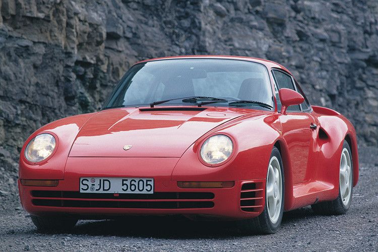 ... der Vierventiler im neu vorgestellten Porsche 959. (Foto: Porsche)