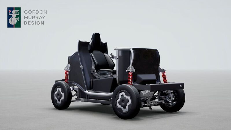 Der von Gordon Murray Design entwickelte iStream-Unterbau für kleine Elektroautos der Leichtbauklasse.