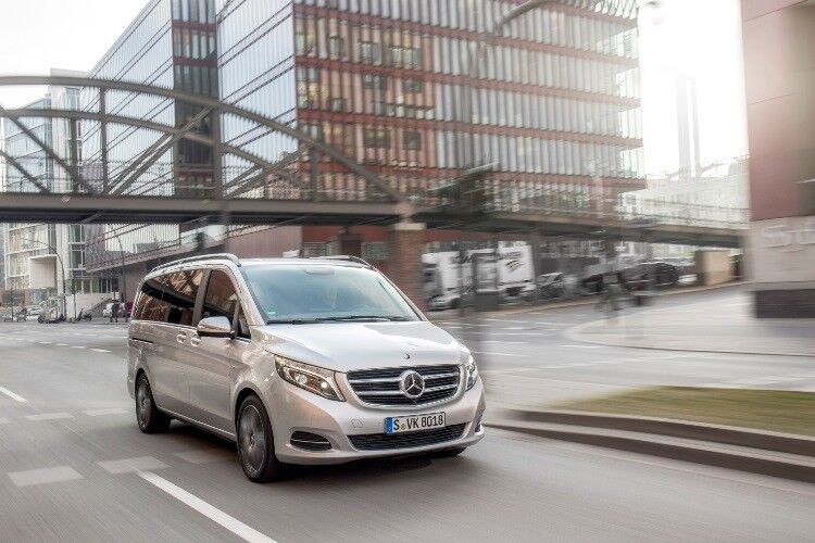 Die neue Mercedes V-Klasse will mit einem ansprechendem Design punkten. (Foto: Daimler)