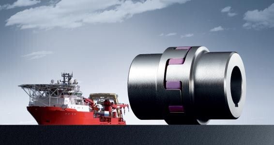 Kupplungen von KTR sind auf allen Meeren der Welt unterwegs und in allen Bereichen der Schiffstechnik im Einsatz: in Haupt- und Nebenantrieben wie in jeder Art von Deck-Equipment. Alle sind nach den Anforderungen der Klassifizierungsgesellschaften Germanischer Lloyd (GL), American Bureau of Shipping (ABS), Det Norske Veritas (DNV) und Bureau Veritas (BV) zertifiziert und mit Abnahmeprüfzeugnissen nach DIN EN 10204 erhältlich. (Bild: KTR)