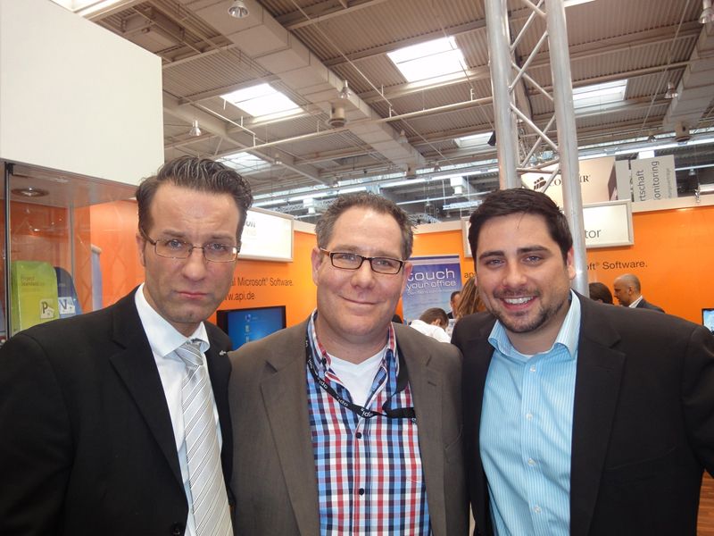 Coole Truppe: Bodo Amkreutz und Frank Dreßen, Api, mit Timo Kusian, Fractal (Archiv: Vogel Business Media)