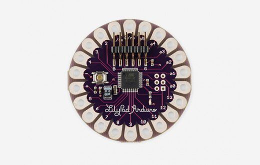 Das Lilypad war für Kleidung und Wearables konzipiert.