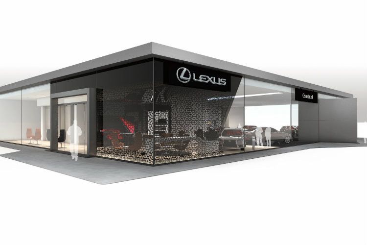 Ein Großteil der Händler und Servicepartner hat bereits die neue Außen-CI umgesetzt. (Illustration: Lexus)