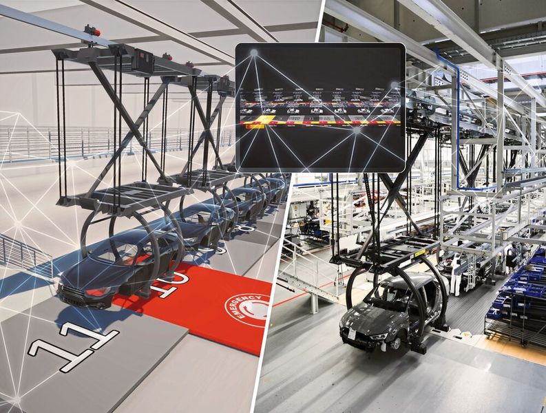 Maxolution connected – für die Vernetzung der Shopfloor-Automation mit der IT-Ebene und digitalem Zwilling der kompletten Produktionsanlagen - im gesamten Produktionszyklus und für jede Projektphase. (Bild: SEW-Eurodrive)