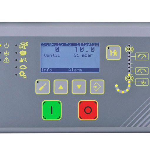 Blick auf die HE 5732 Bedieneinheit(Bild:  Hesch)