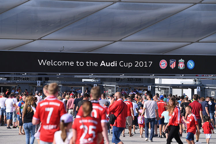 Seit einigen Jahren hat die VW-Tochter sogar ihr eigenes Fußball-Turnier in München. (Audi)