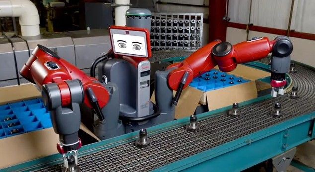 Baxter ist der erste intelligente und adaptive Industrieroboter. (Rethink Robotics)