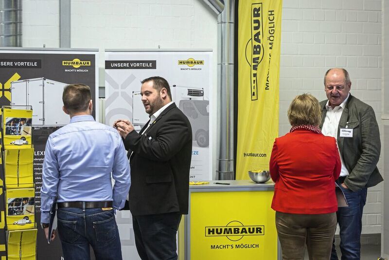 Flexbox & Co.: Die Firma Humbaur zeigte ihre Produkte für Aufbauhersteller.  (Bausewein)