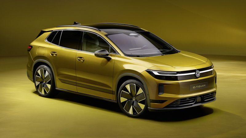 Der neue ID Tiguan wird die bisherigen Modellen ID 4 und ID 5 ersetzen.(Bild:  Volkswagen AG)