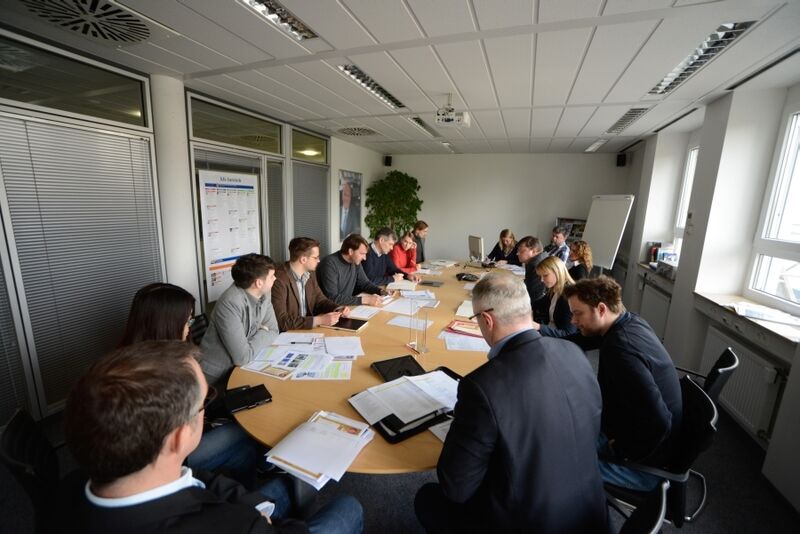 PROCESS, PharmaTEC and Bulk Solids Handling once again Award the most innovative products and processes at Powtech 2013. This Gallery Shows the jury's Meeting beforehand.. (Picture: Gollin/PROCESS)