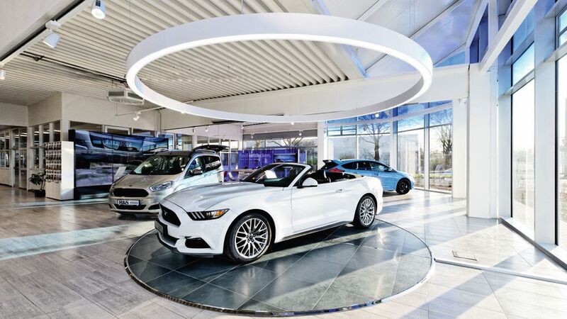 Blick in der Showroom des Kölner Ford-Händlers. (R&S Mobile)