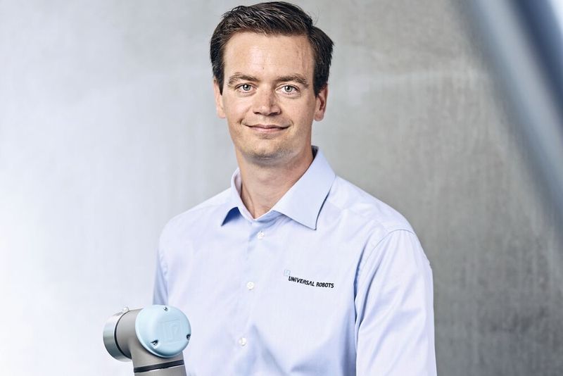 Anders Beck arbeitet als Vizepräsident für Strategie und Innovation beim dänischen Hersteller von industriellen, kollaborierenden Leichtbaurobotern Universal Robots. (Bild: StampReklamefoto.dk)