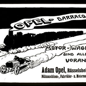 Opel Darraq Werbung 1903.
