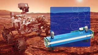 Abgehoben: Die Mars2020-Mission ist heute gestartet. Mit an Bord sind Sensoren von Smartgas, die bei der Sauerstoffgewinnung aus der Marsatmosphäre helfen sollen. (Stock.Adobe /Artsiom-Petrushenka)