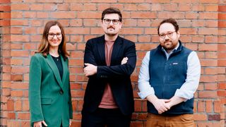 Das Management-Team von Possible mit (v. l.) Viktoria Grzymek, Nils Hoffmann und Mathias Keller. (© Possible)