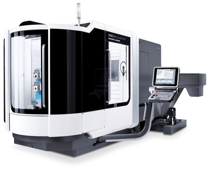 Bearbeitungszentrum mit hydraulischer Werkzeugaufspannung (Bild: Deckel Maho Pfronten)