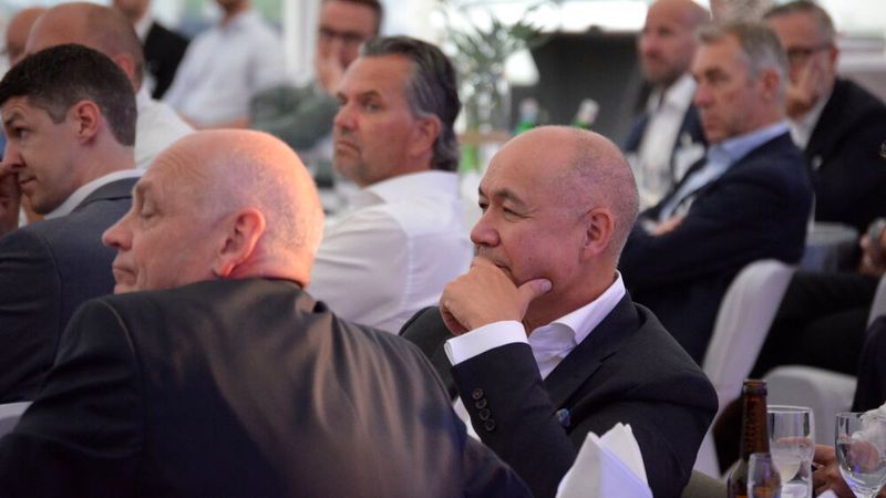 Der Achitekt Jürgen Papadopoulos freute sich über den Branchenabend. (Bild: Jens Rehberg - VCG )