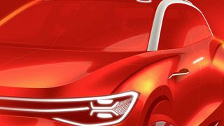 In Shanghai zeigt Volkswagen ein großes Elektro-SUV namens ID Roomz.  (Volkswagen)