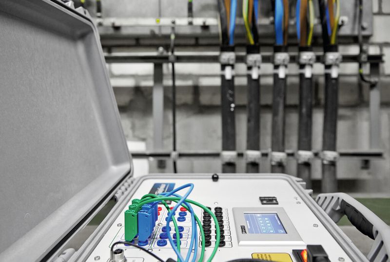 Bild 1: Im ersten Schritt werden die Energiewerte direkt an den Transformatoren erfasst. (Bild: Phoenix Contact)