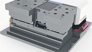Das Hy-Press-System, entwickelt vom Fraunhofer-Institut IPT, ist für das modulare Scherschneiden in Pressensystemen einsetzbar. (Bild: IPT)