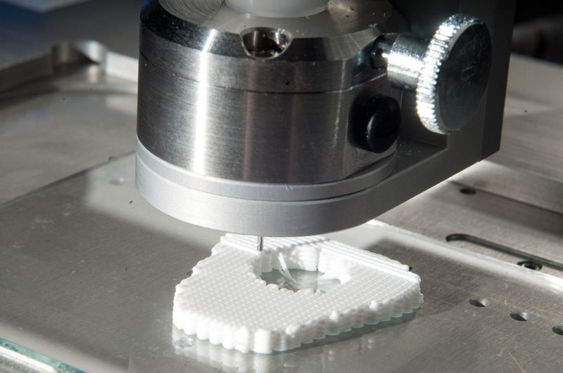 Mittels 3D-Druck lässt sich die Knochenpaste zu Knochengerüsten verarbeiten und an individuelle Defekte anpassen. (Bild: Innotere)