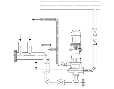 Die selbstentlüftenden und trockenlauf- und betriebssicheren Pumpen der Serie V-AN benötigen keinerlei Regelung. (Bild: Bungartz)