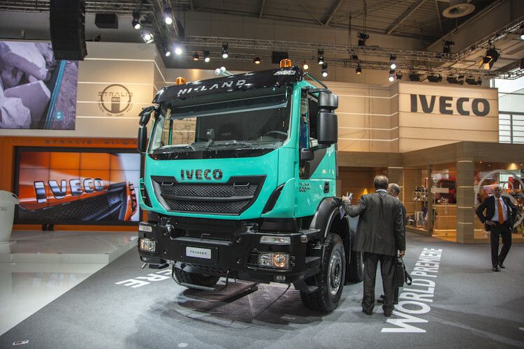 Auf der IAA Nutzfahrzeuge im September hatte Iveco den neuen Trakker als Premiere dabei. (Foto: Suffner)