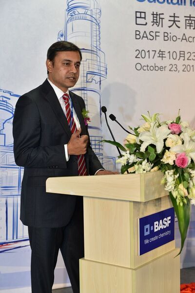 Anup Kothari, President of Performance Chemicals Division, BASF (BASF)