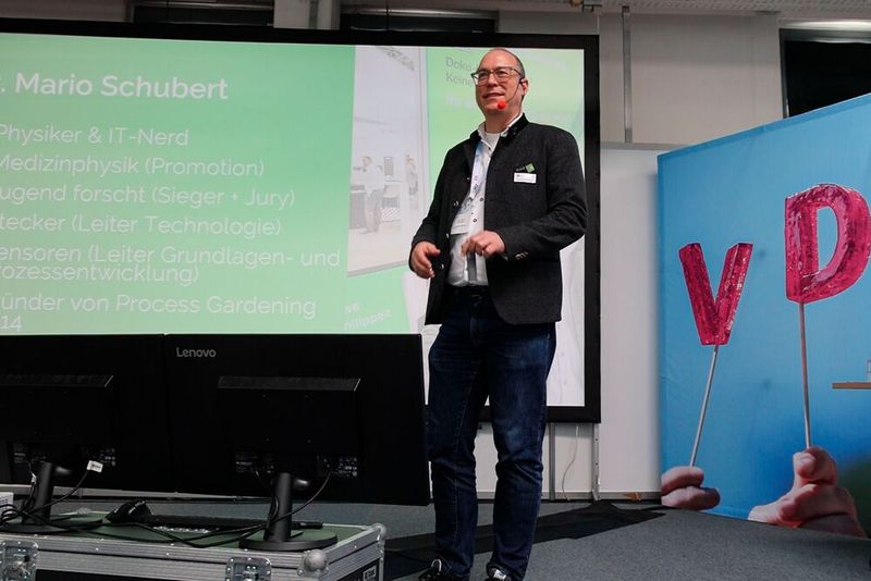 Mario Schubert von Process Gardening zeigte, wie ein systematischer softwaregestützter Ansatz Unternehmensprozesse mittels 