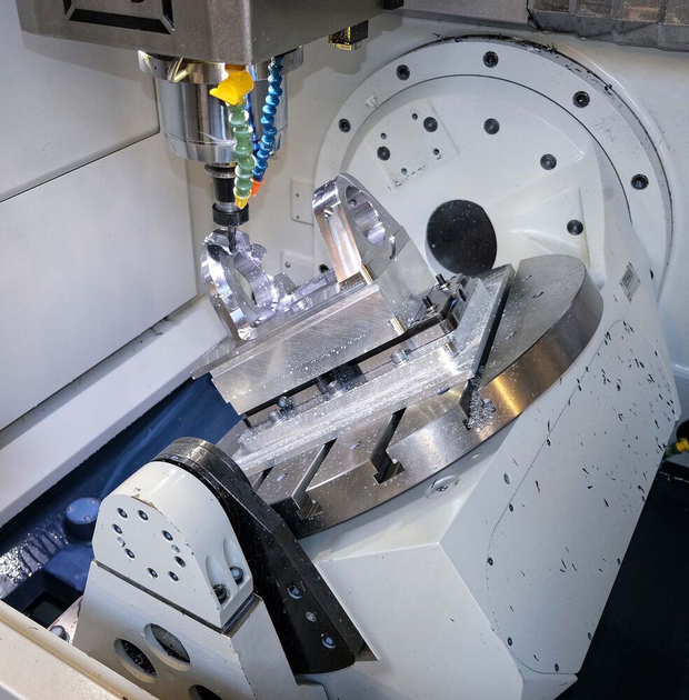 5 Axis Machining Centre With A Smaller Footprint Nearly Doubles Productivity