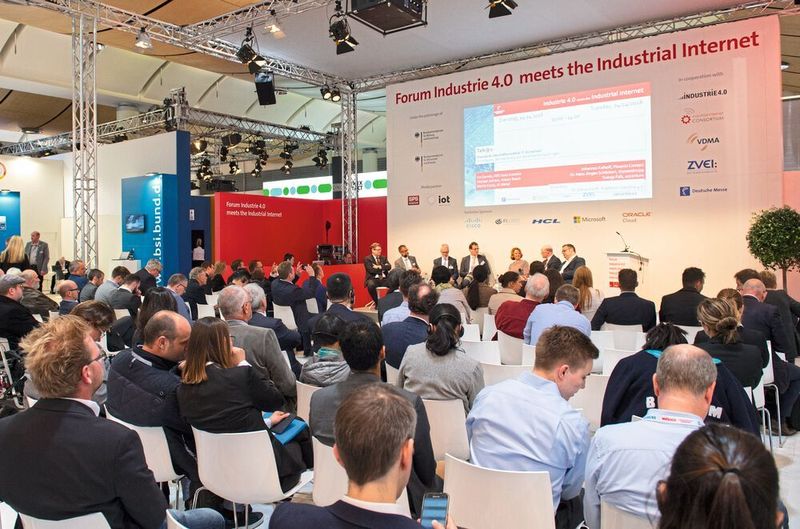 Auf dem Forum Industrie 4.0 findet am Mittwoch auf der Hannover Messe eine Diskussionsrunde zum Thema Simulation in der Produktentwicklung statt. (Deutsche Messe)