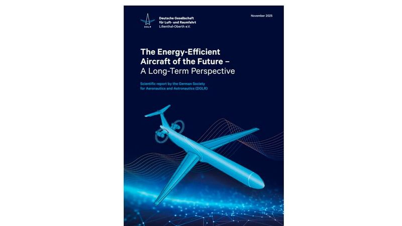 The German Society for Aeronautics and Astronautics has published the paper "The Energy-Efficient Aircraft of the Future: A Long-Term Perspective."(Image: DGLR)