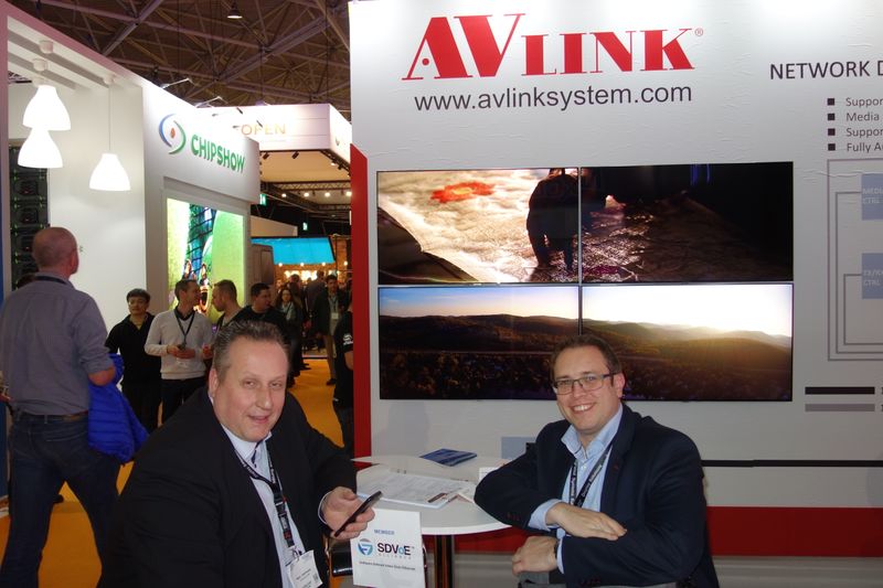 Ex-Kollegen unter sich (l.) Marc Salimans, Intronics, und Thomas Freiherr, ROOMZ SA. (Bild: IT-BUSINESS)