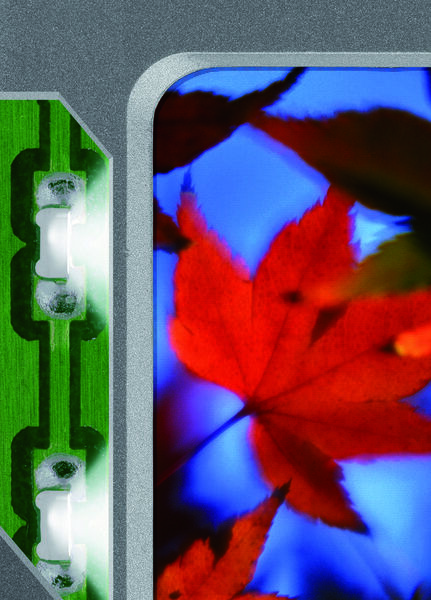Bild 6: LEDs wie die Micro SideLED bieten sich als Alternative zu CCFLs für die Display-Hinterleuchtung an. Sie brauchen keine Aufwärmzeit, kommen ohne Blei und Quecksilber aus und liefern sehr helles Licht bei geringem Energieverbrauch. (Archiv: Vogel Business Media)