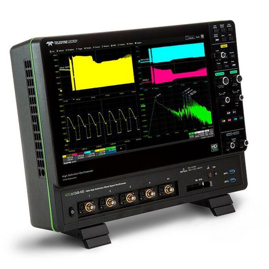 Flaches Oszilloskop: Das HDO6000B von Teledyne LeCroy vereint Signalerzeugung und Spektralanalyse. Flaches Oszilloskop: Das HDO6000B von Teledyne LeCroy vereint Signalerzeugung und Spektralanalyse.