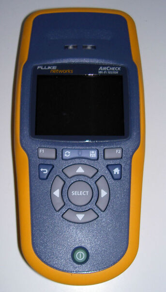 Abbildung 1: Der AirCheck WiFi-Tester von Fluke (Archiv: Vogel Business Media)