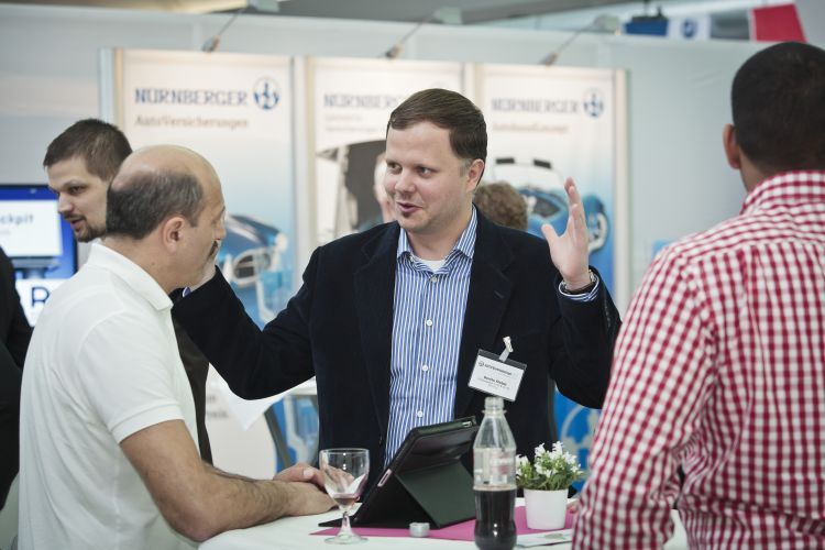 Benito Stolpe vertrat bei den Autovertriebstagen 2013 die Frankengarage aus Nürnberg. (Foto: Bausewein)