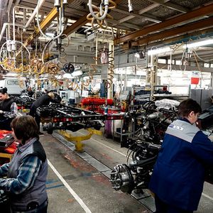 Rund 3.000 Mitarbeiter sind in Nischni Nowgorod in Presswerk, Rohbau, Lackiererei und Montage mit der Fertigung des GAZ-Modells „Gazelle Next“ beschäftigt.(Foto:  Thomas Günnel)