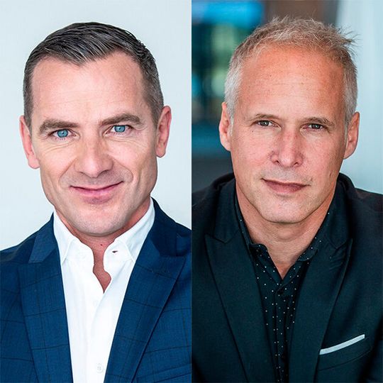 Henrik Wenders (li.) übernimmt die Markenführung bei Audi, Sven Schuwirth konzentriert sich künftig auf das digitale Geschäft.(Bild:  Audi)