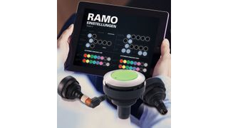 Die programmierbaren Taster der Serie Ramo C+ werden vom Rafi-Vertrieb nach individuellen Kundenvorgaben konfiguriert.

 (Rafi)