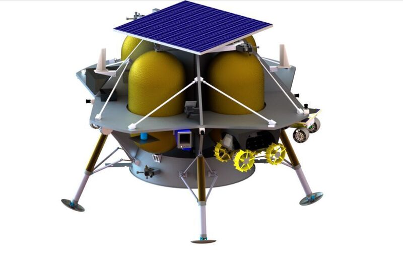 Paketziel Mond: Die Peregrine Lunar Lander liefert Nutzlasten zur Mondumlaufbahn und auf die Mondoberfläche. (Astrobotic Technology)