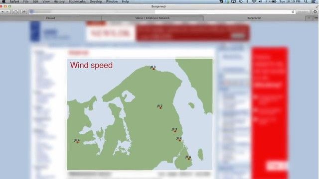 Über die App lassen sich gemessene Windstärken geografisch darstellen und teilen ( Vavuud)