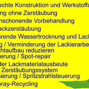 Bild 1: Hauptziele von Optimierungsmaßnahmen beim Lackieren.