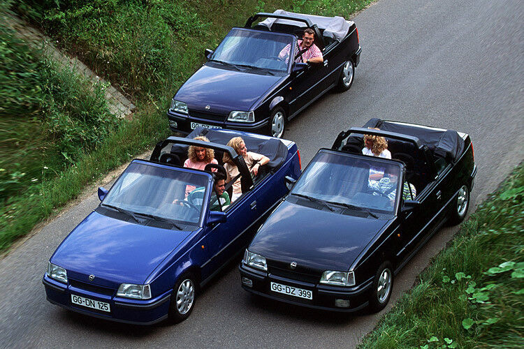 Opel Cabrio Editionsmodelle Fun, Sportive und Elegance ab 1992 (Foto: Opel)
