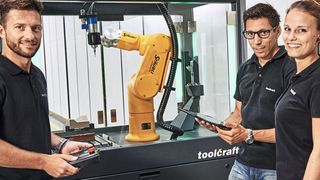 Die Schulungszelle von Toolcraft mit G-Code Programmierung. (MBFZ Toolcraft)