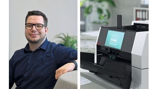 Entschied sich für einen InoTec SCAMAX® 3x1: Jonathan Hof, ­Hauptamt | Organisation und zentrale Dienste. (Bild: Große Kreisstadt Fellbach / DATAWIN GmbH)