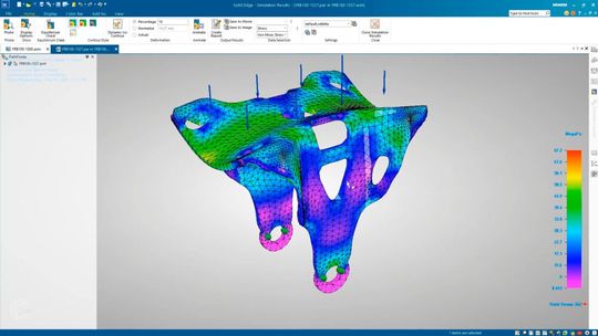 Auch Simulation spielt eine wichtige Rolle für mehr Effizienz in Konstruktion und Entwicklung.(Bild:  Siemens Digital Industries Software)